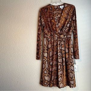 Altuzarra for Target snake print dress NWT Size 10